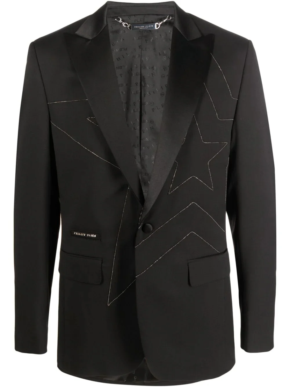 rhinestone 스타 blazer - 1