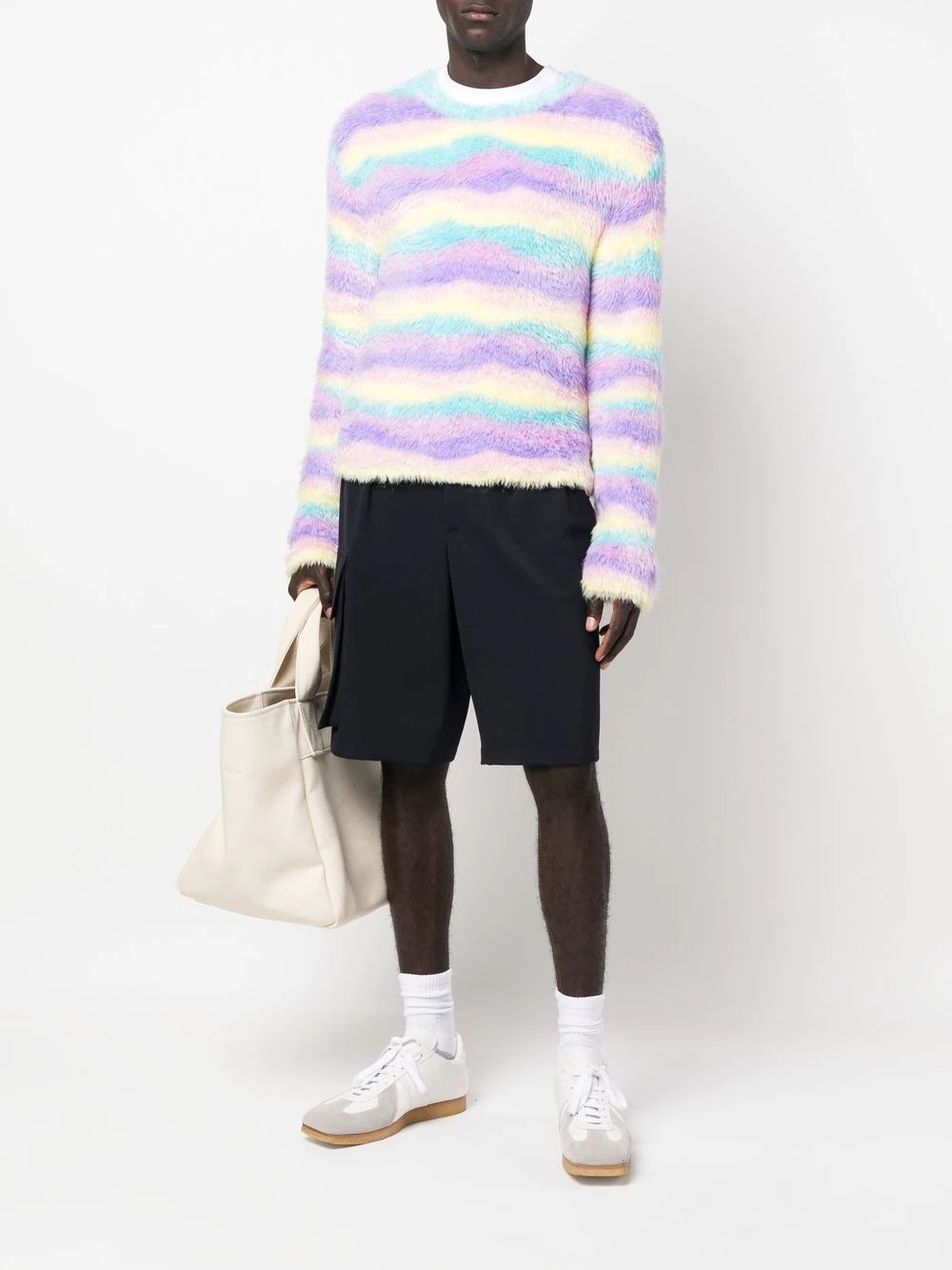 stripe-knit jumper - 2