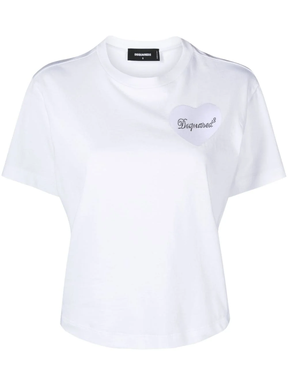 logo-appliqué cotton T-shirt - 1