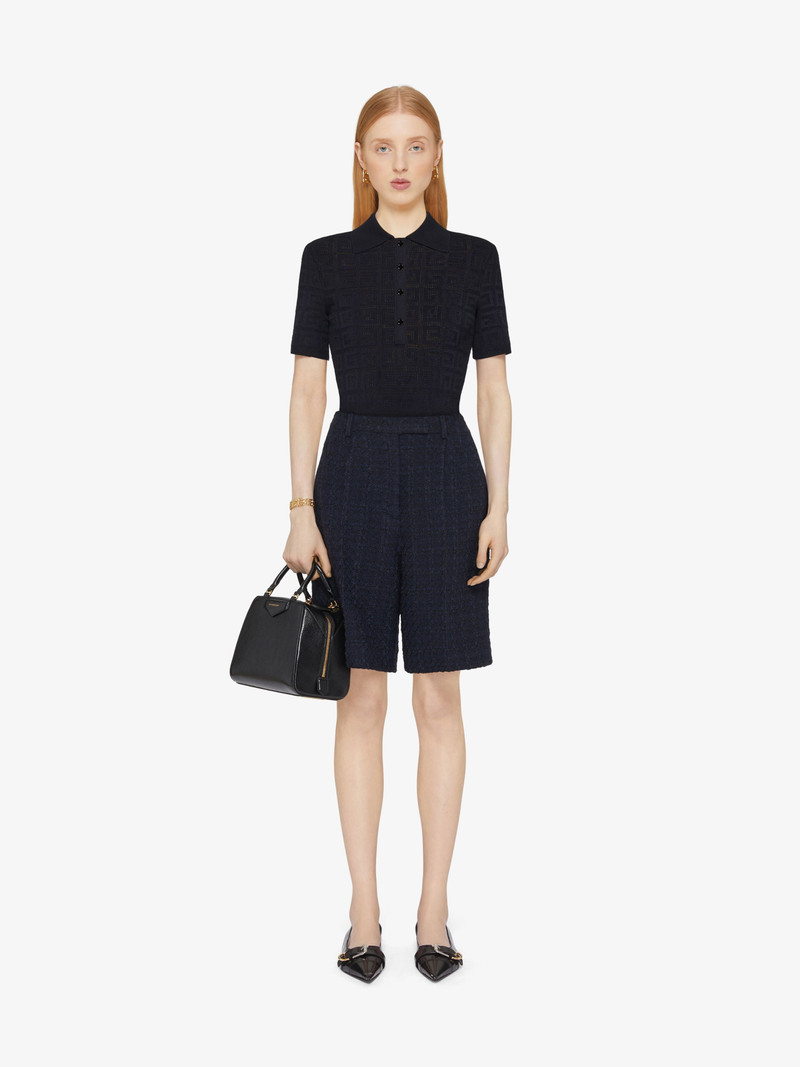 Givenchy SLIM FIT POLO IN 4G JACQUARD outlook