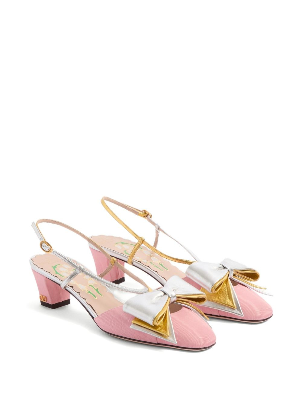 oversize bow detail pumps - 2