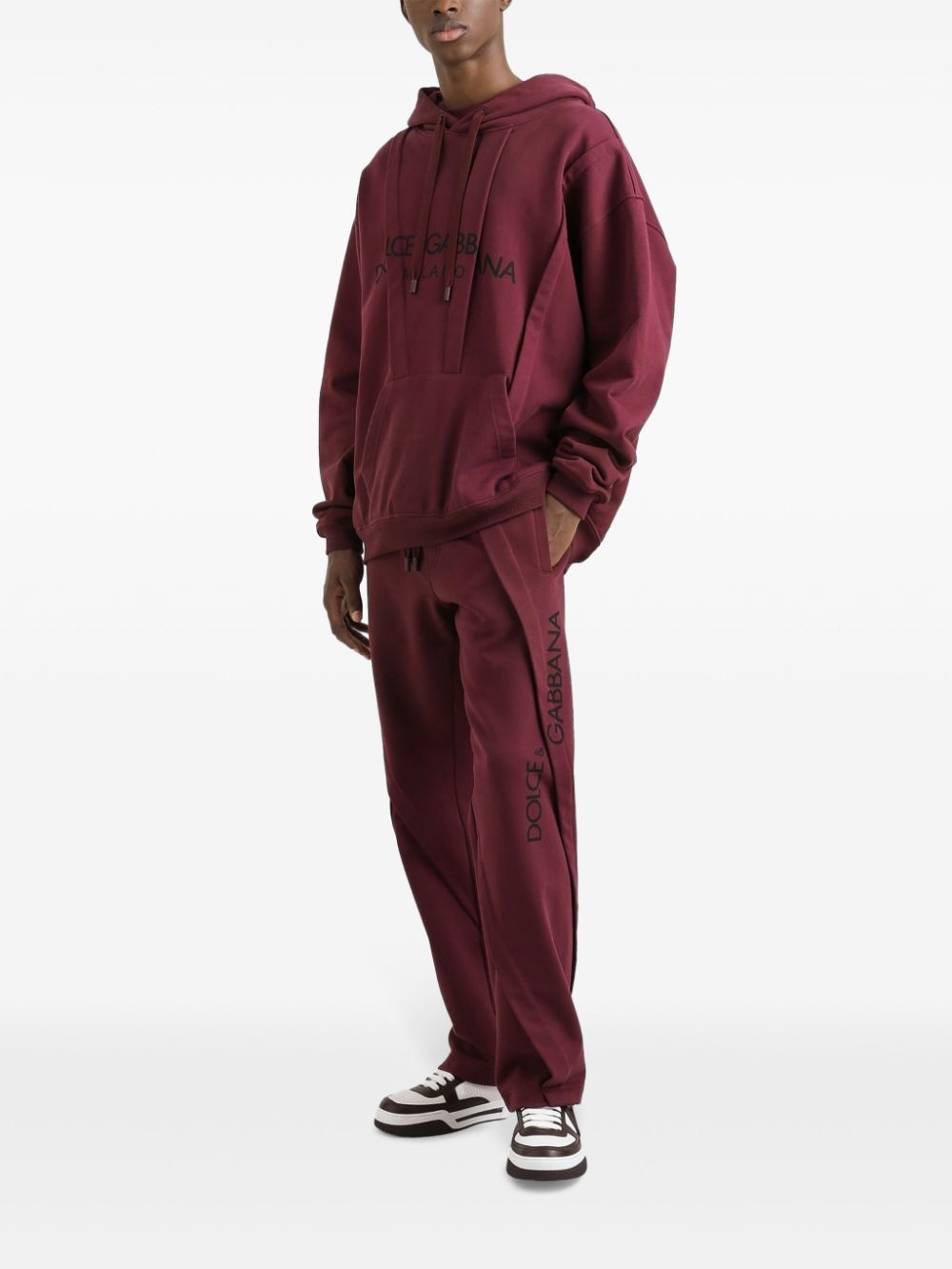 drawstring track pants - 2