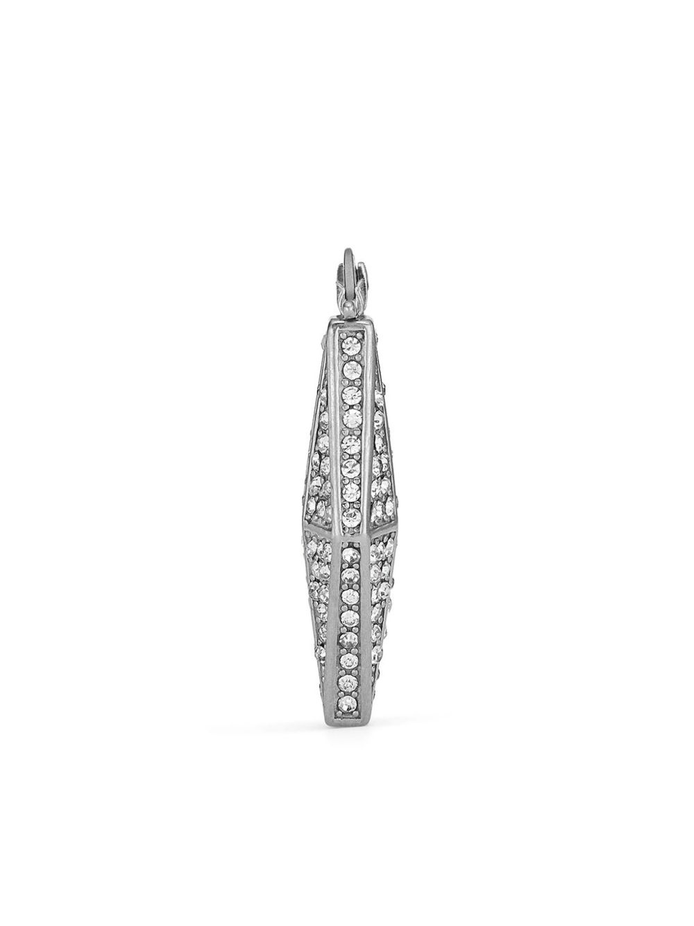 Diamond Chain crystal-embellished earrings - 4