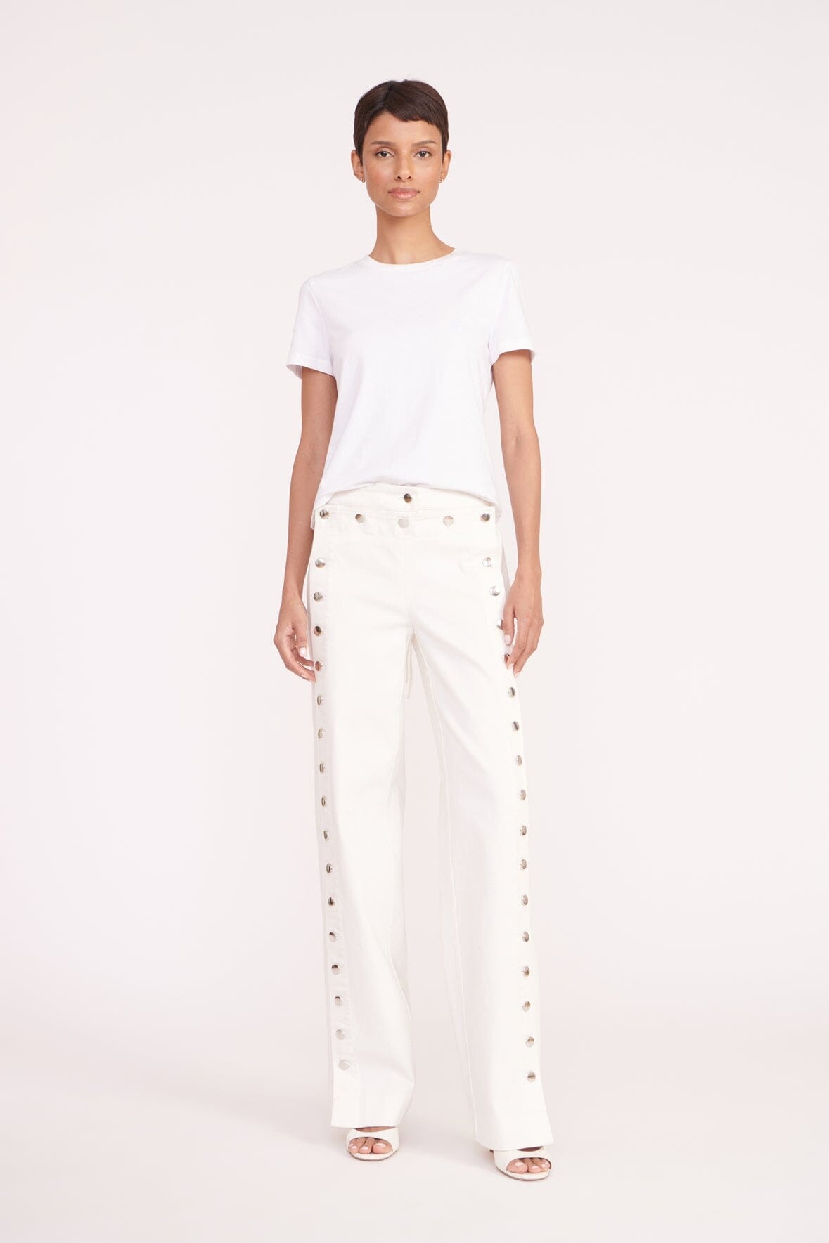 STAUD CARTER PANT WHITE - 2