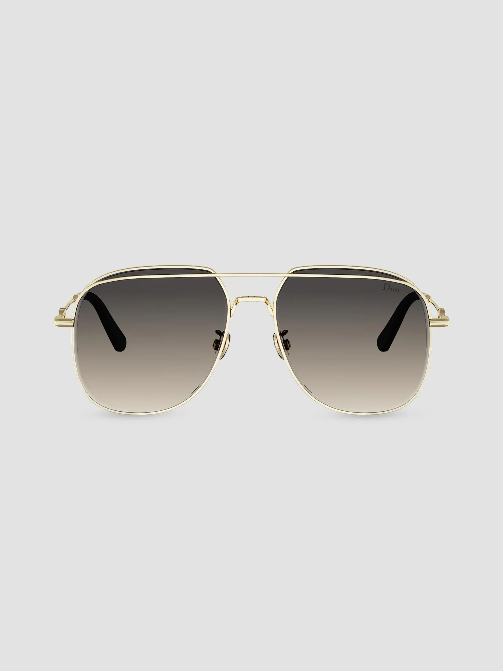 Women's Petit CD A1U 56MM Pilot Sunglasses - Gold Grey - 1