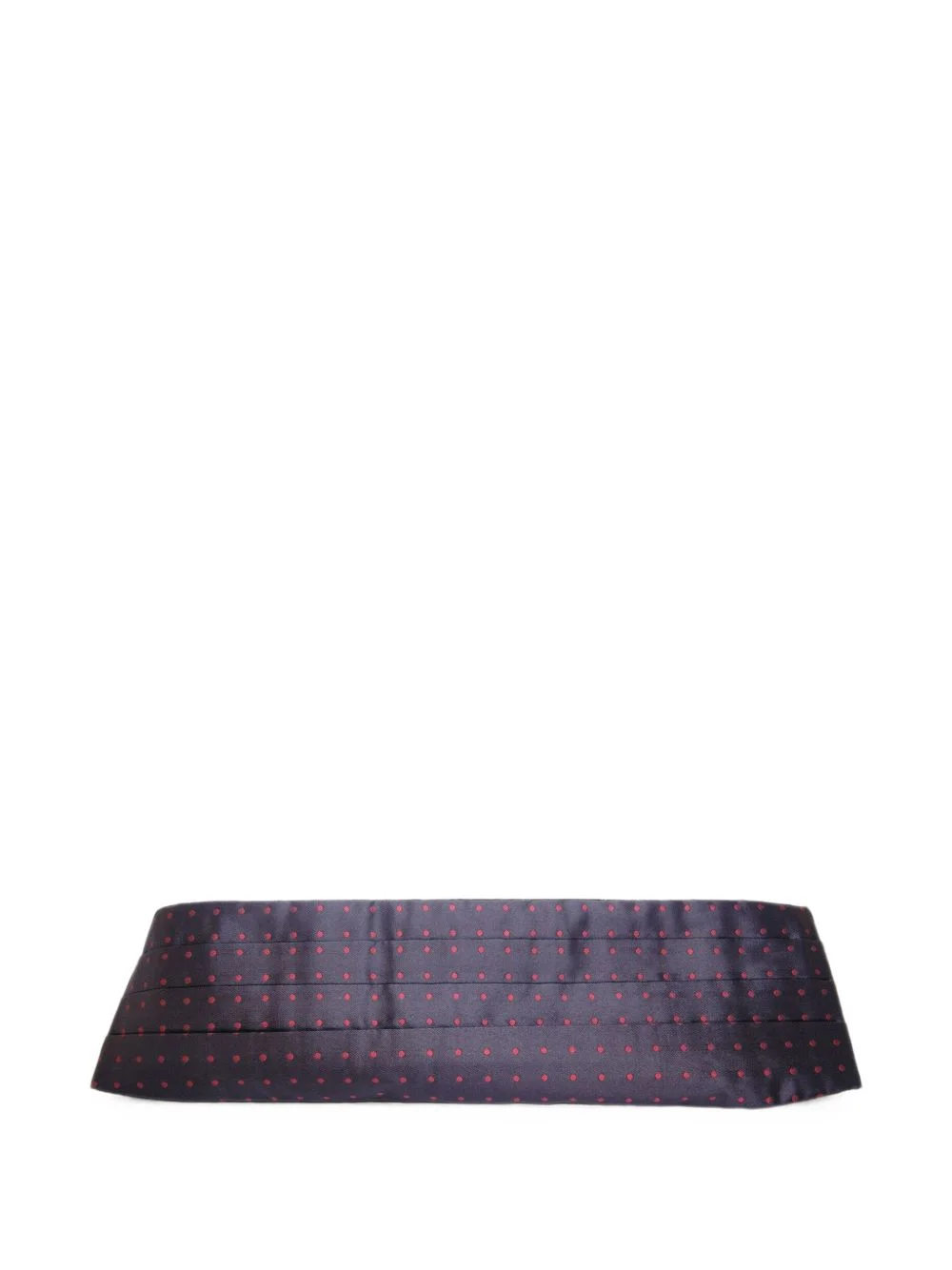 polka-dot pleated cummerbund - 1