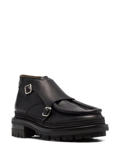 DSQUARED2 leather monk boots outlook