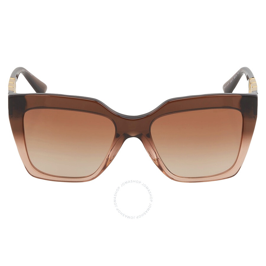 Versace Brown Gradient Square Ladies Sunglasses VE4418 533213 56 - 1