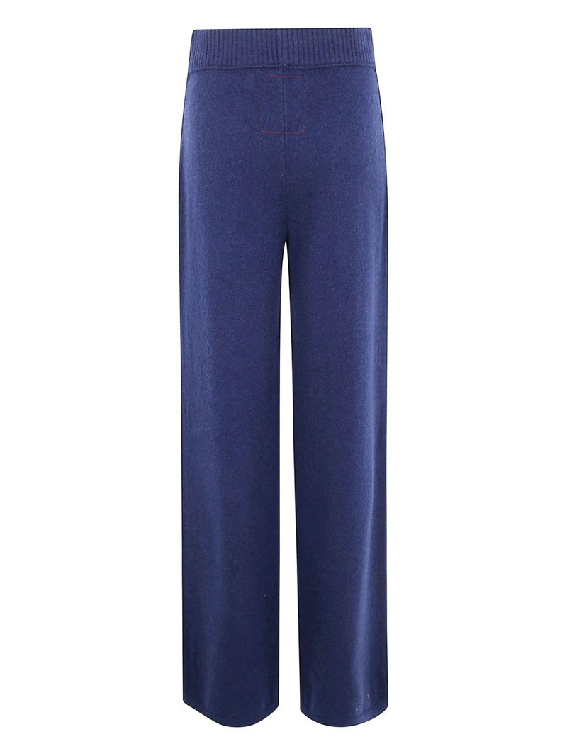 UMA WANG ribbed-trim pocket trousers outlook