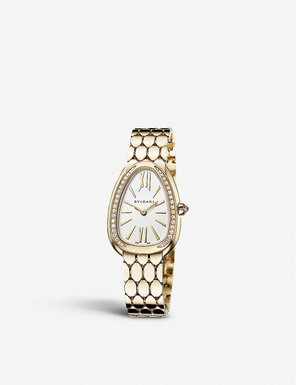 103147 Serpenti Seduttori 18ct yellow-gold and diamond quartz watch - 3