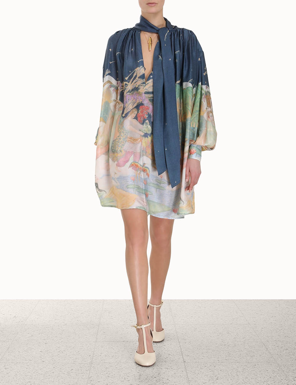 【Zimmermann】LYRICAL BARREL MINI DRESS バーレル ミニドレス Zimmermann LYRICAL BARREL MINI DRESS | REVERSIBLE
