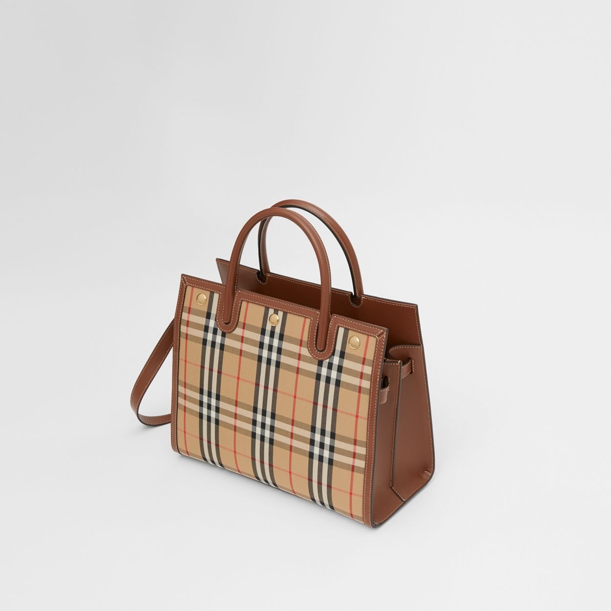 Mini Vintage Check Two-handle Title Bag - 4