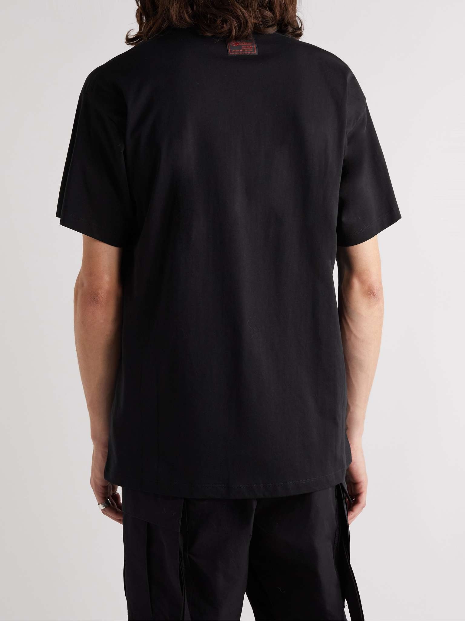 Printed Cotton-Jersey T-Shirt - 4