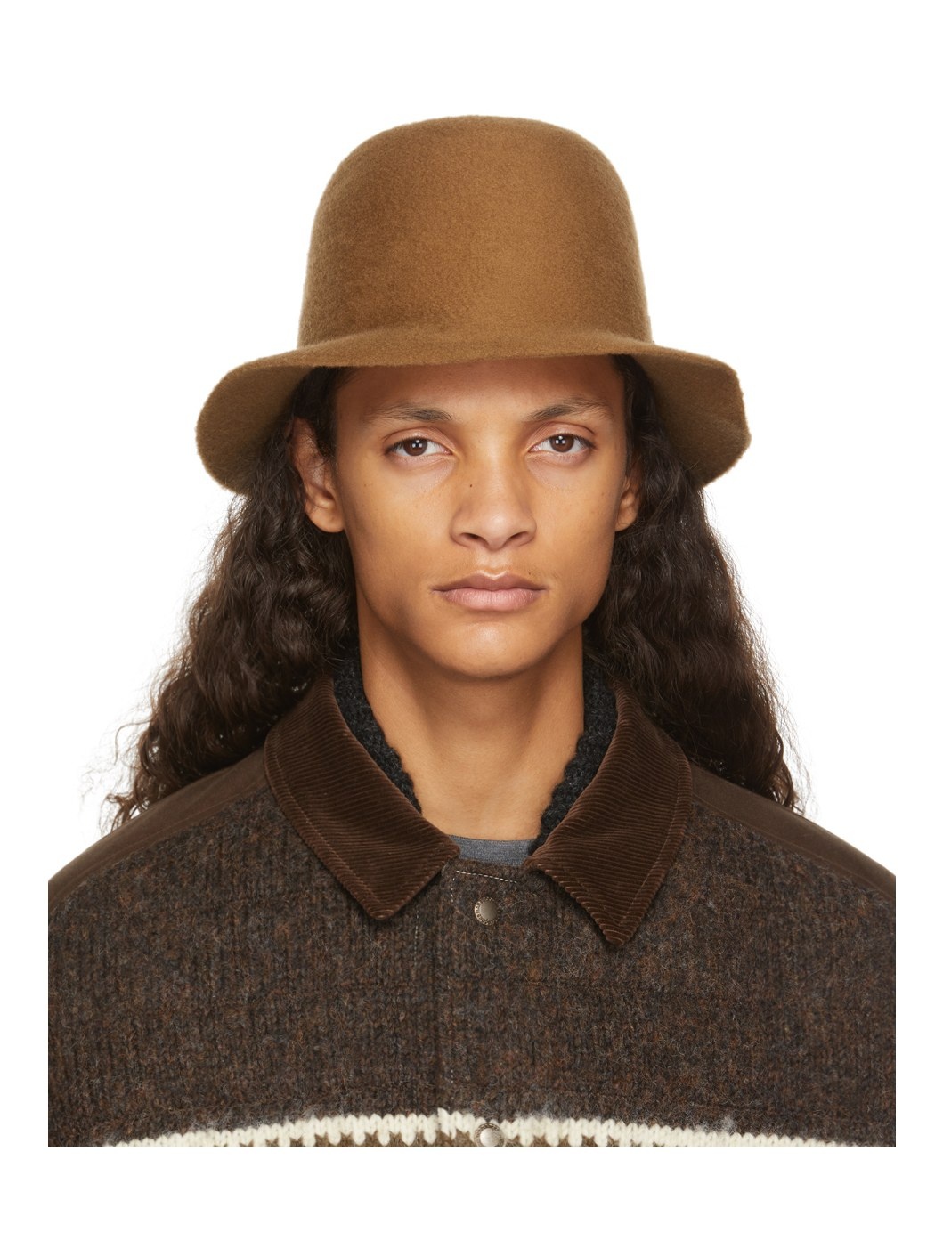 Beige Script Hat - 1