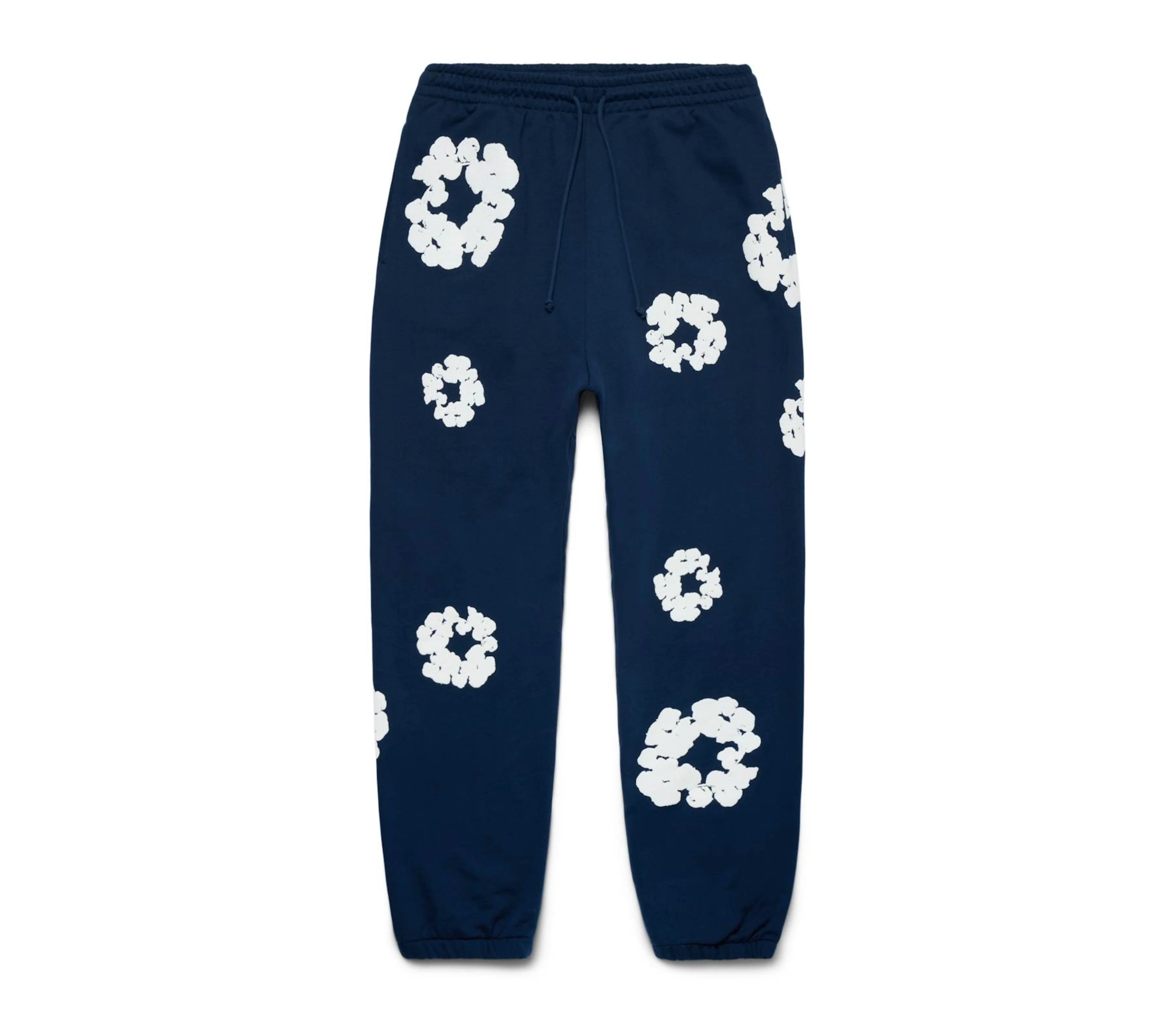 Denim Tears 'Wreath' Sweatpants (Navy) - 1