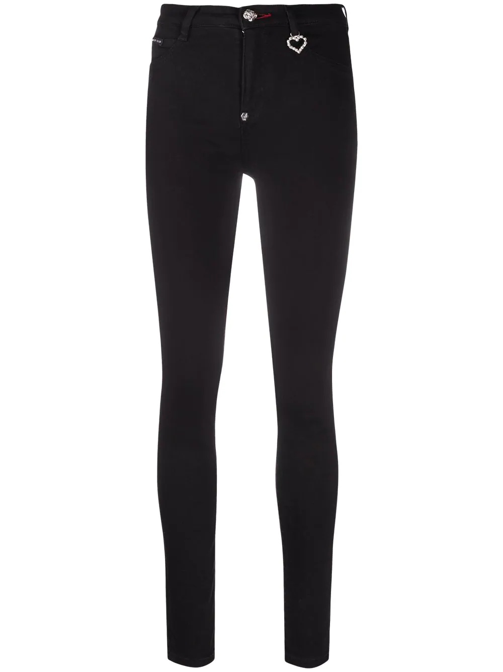 high rise skinny fit jeggings - 1