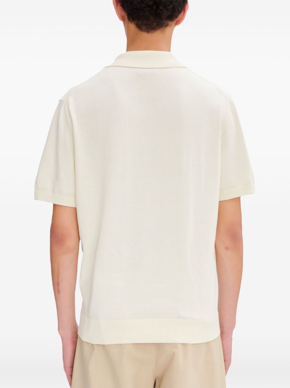 logo-embroidered polo shirt - 3