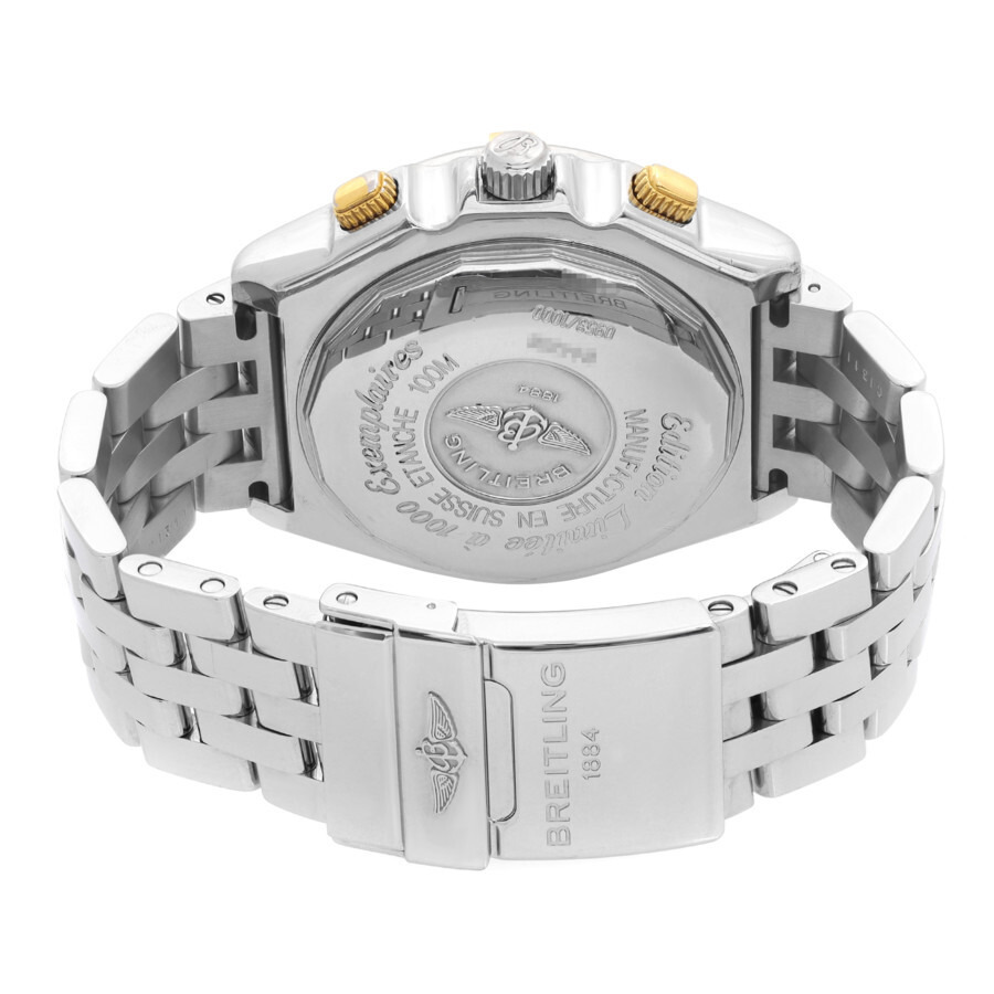 Pre-owned Breitling Breitling Crosswind Chronograph Automatic Chronometer White Dial Men's Watch B44 - 5