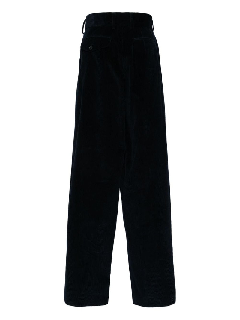 Kolor corduroy pleat-detail wide-leg trousers outlook