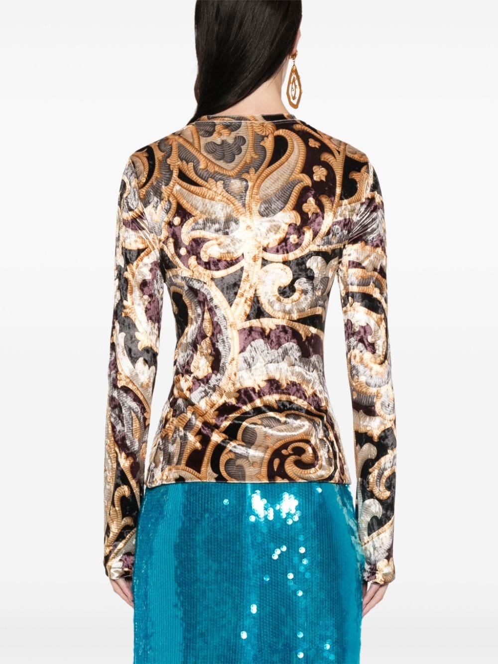 graphic-print top - 4