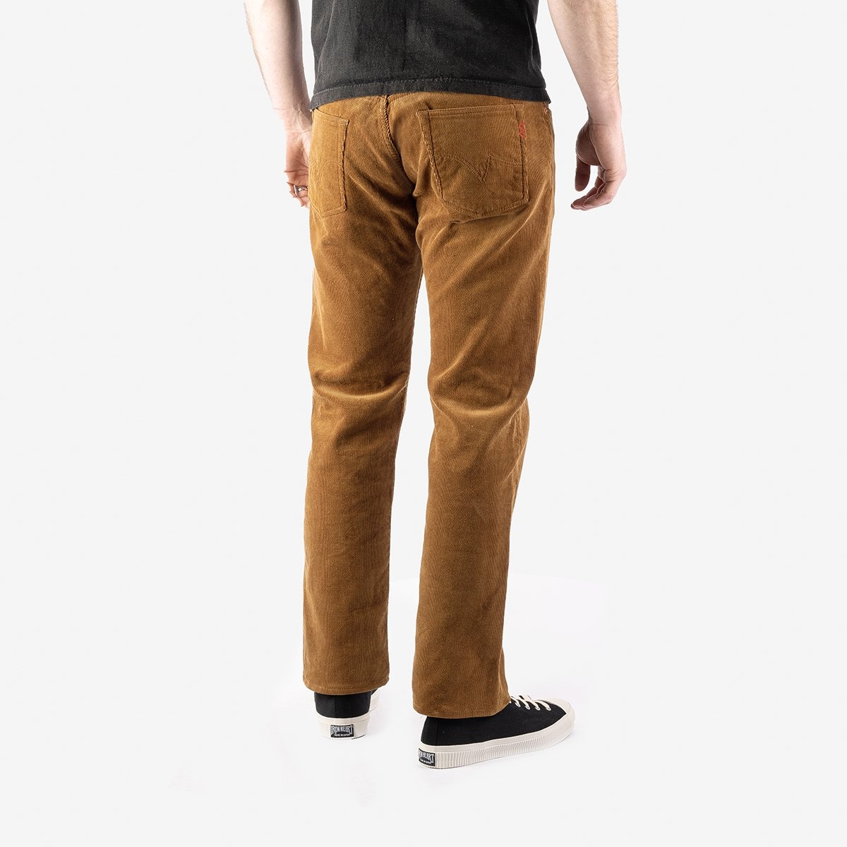 IH-6634-BRN 14oz Heavy Corduroy Straight Cut Pants - Brown - 3