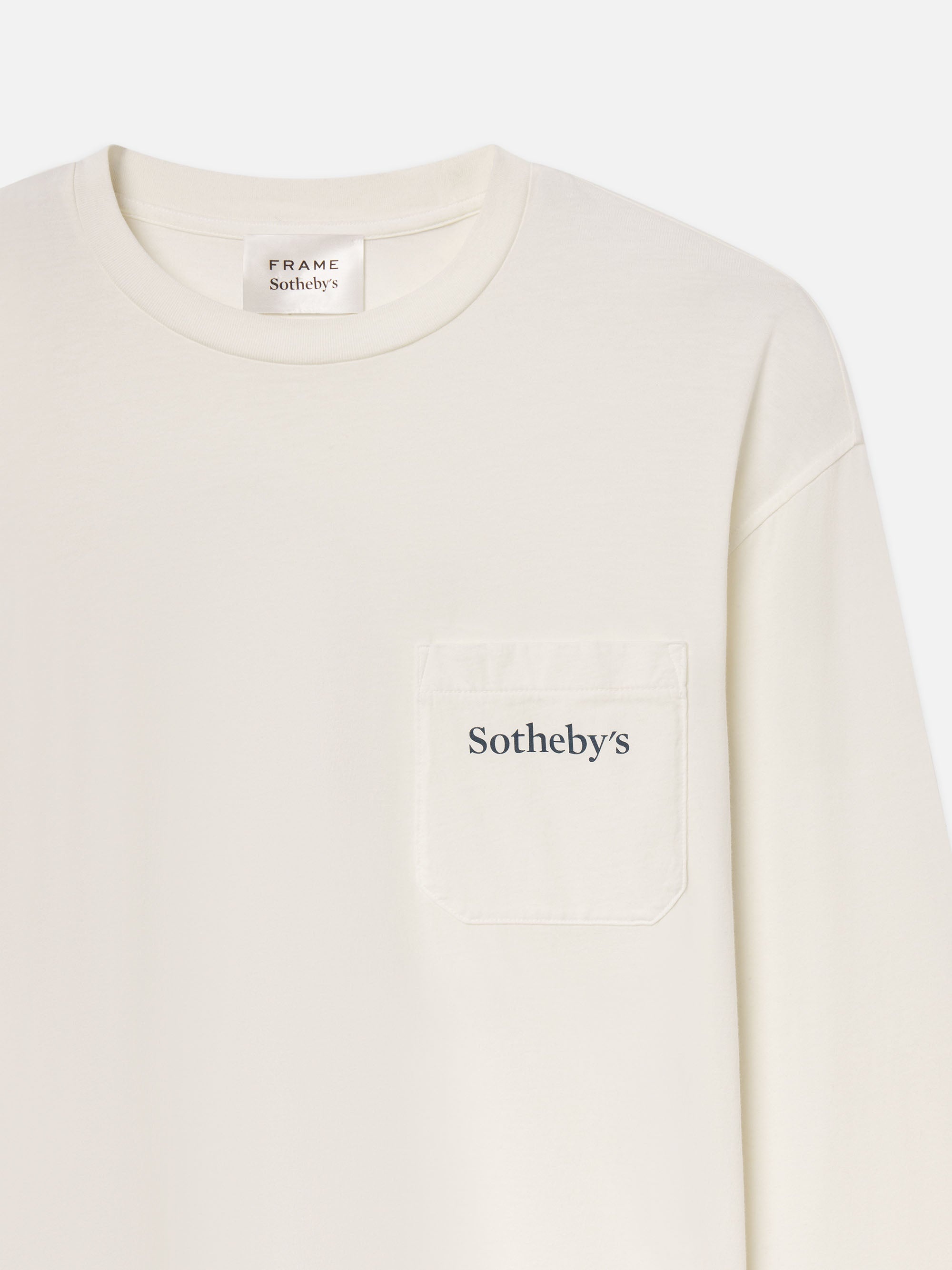 Sotheby's Unisex Long Sleeve Tee in White - 3