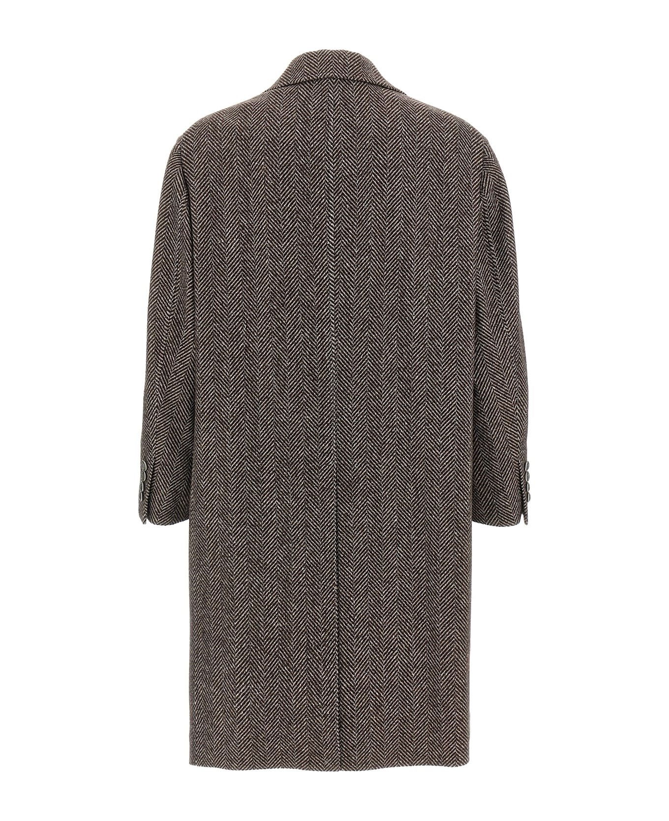 Single-breasted Cashmere Coat - 2