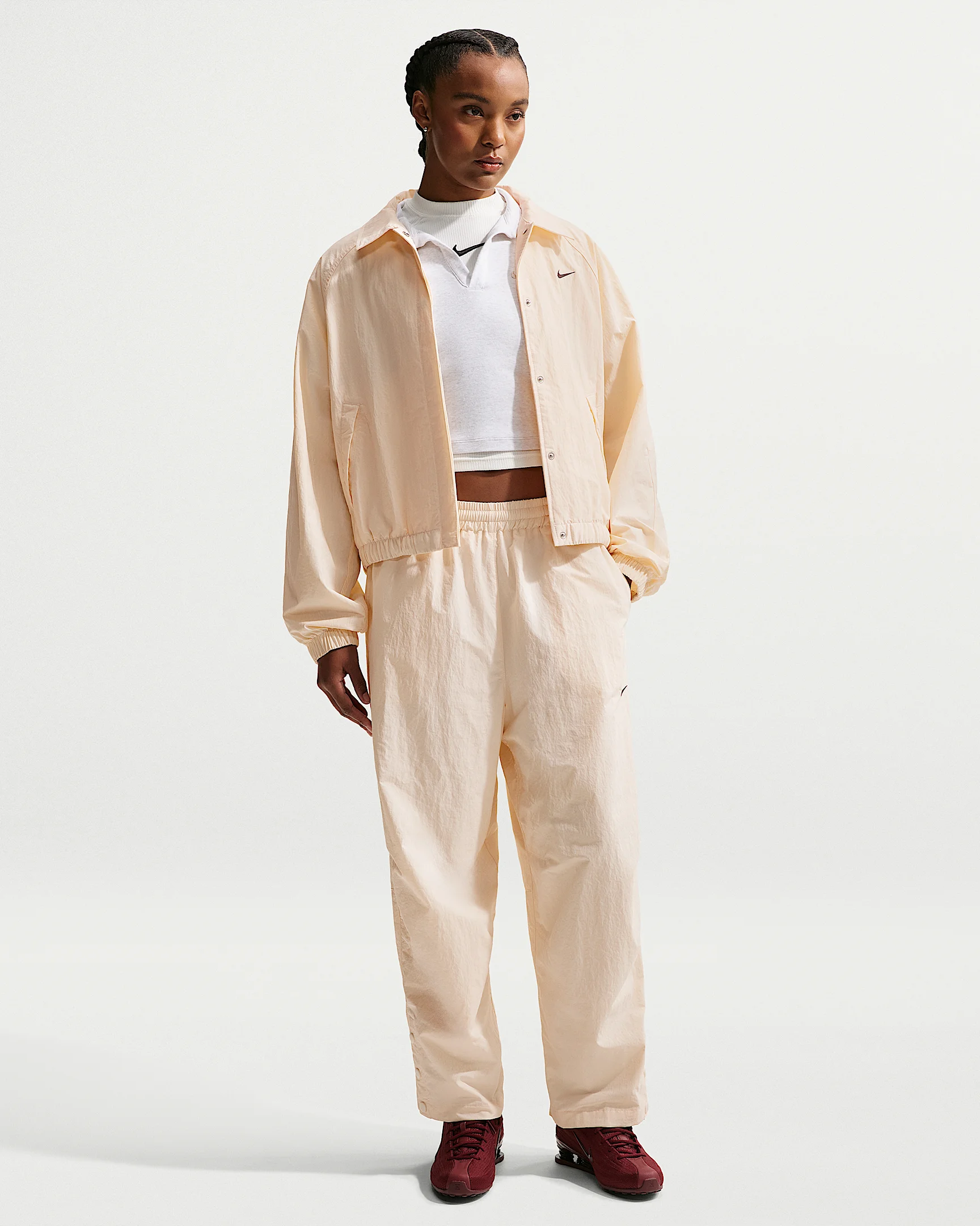 Nike Sportswear Women's Oversized High-Waisted Woven Pants - 1