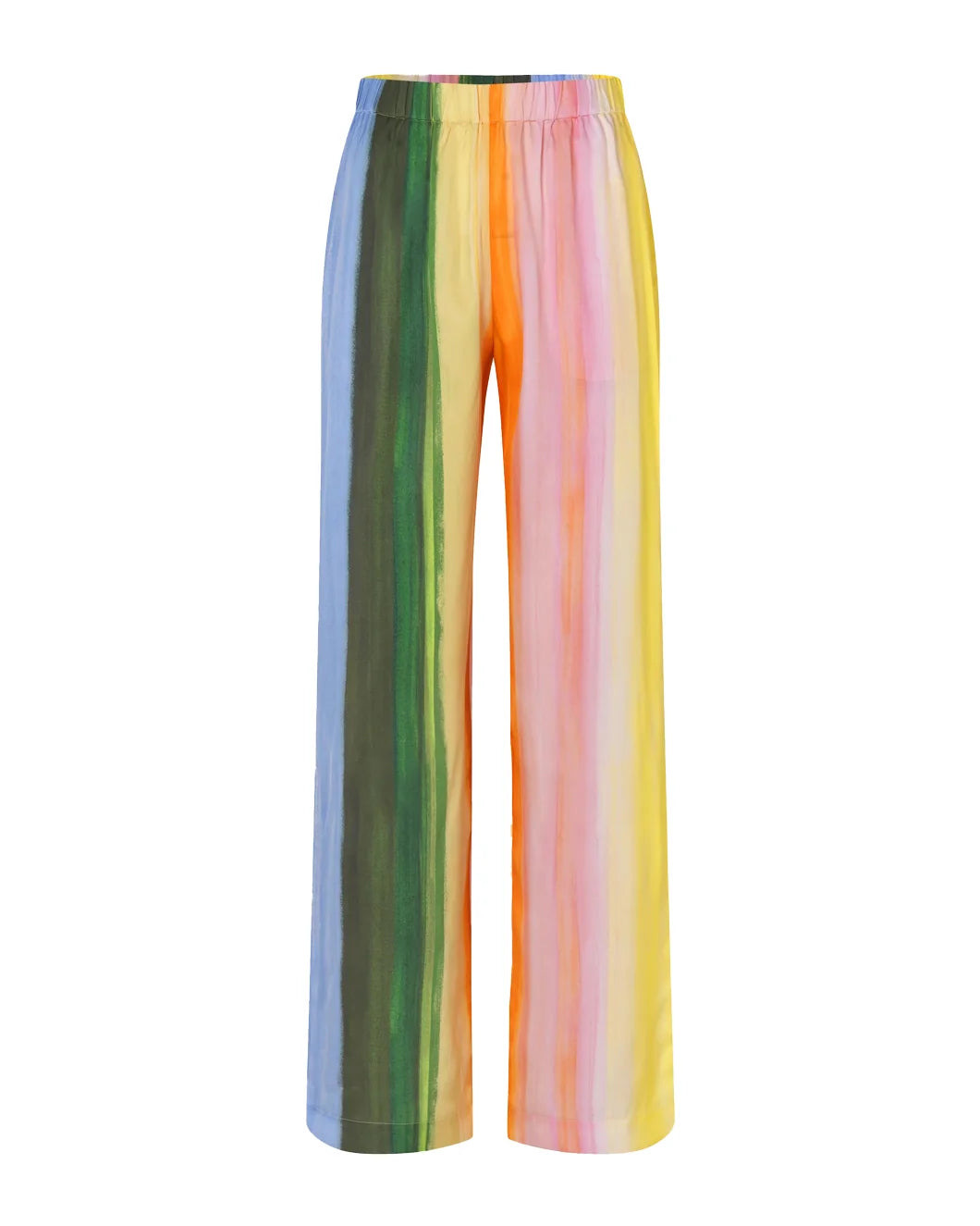 ELASTICATED LONG PANTS PASTEL HUE - 1