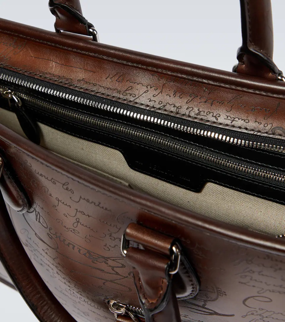 Un Jour leather briefcase - 4
