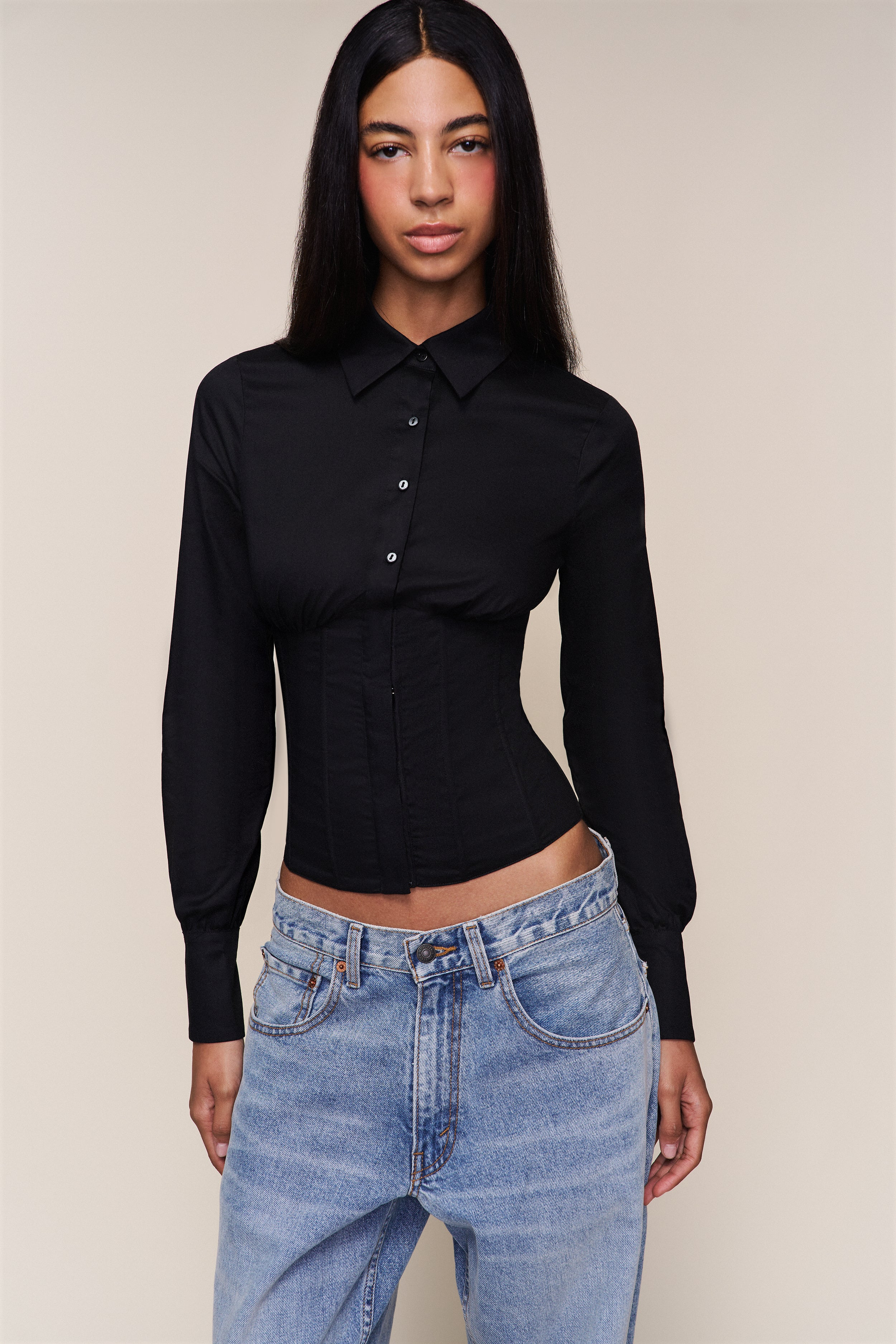 TAILORED CORSET LONG SLEEVE - 2