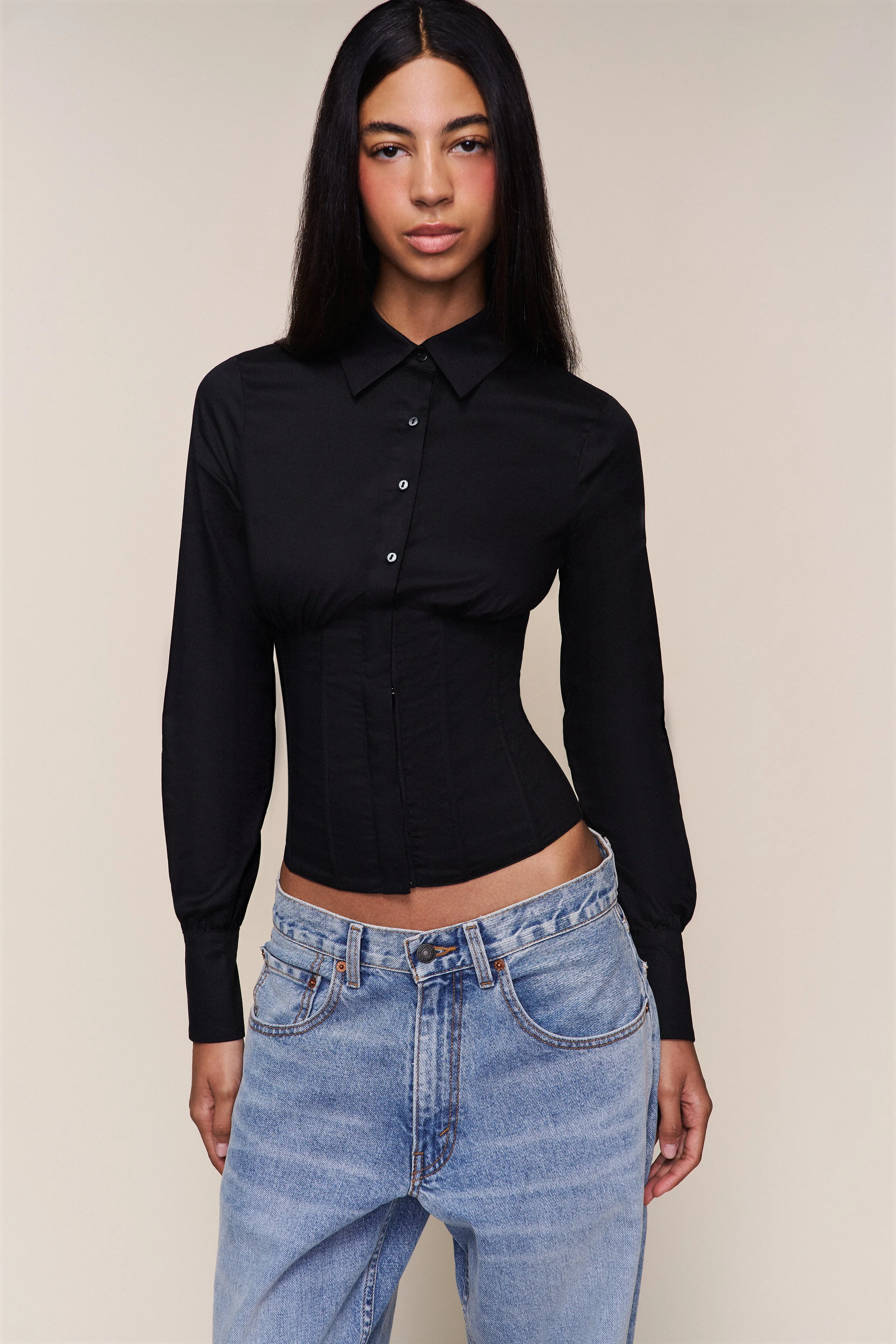 TAILORED CORSET LONG SLEEVE - 1