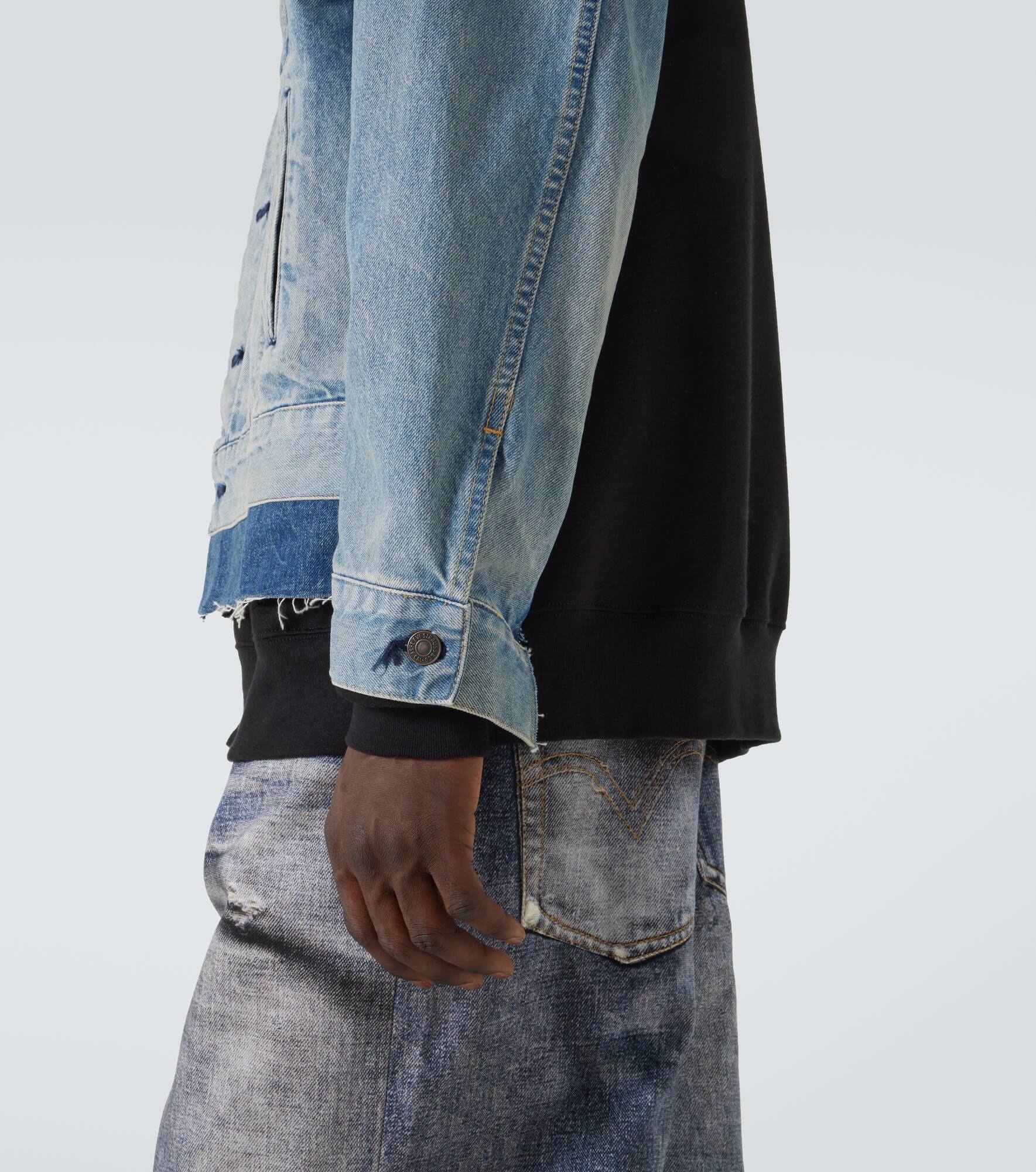 x Levi's® jersey and denim jacket - 7