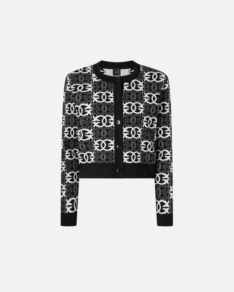 CARDIGAN WITH LOVE BIRDS LOGO 1
