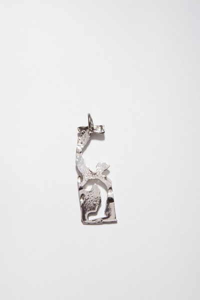 Acne Studios J pendant - Silver outlook