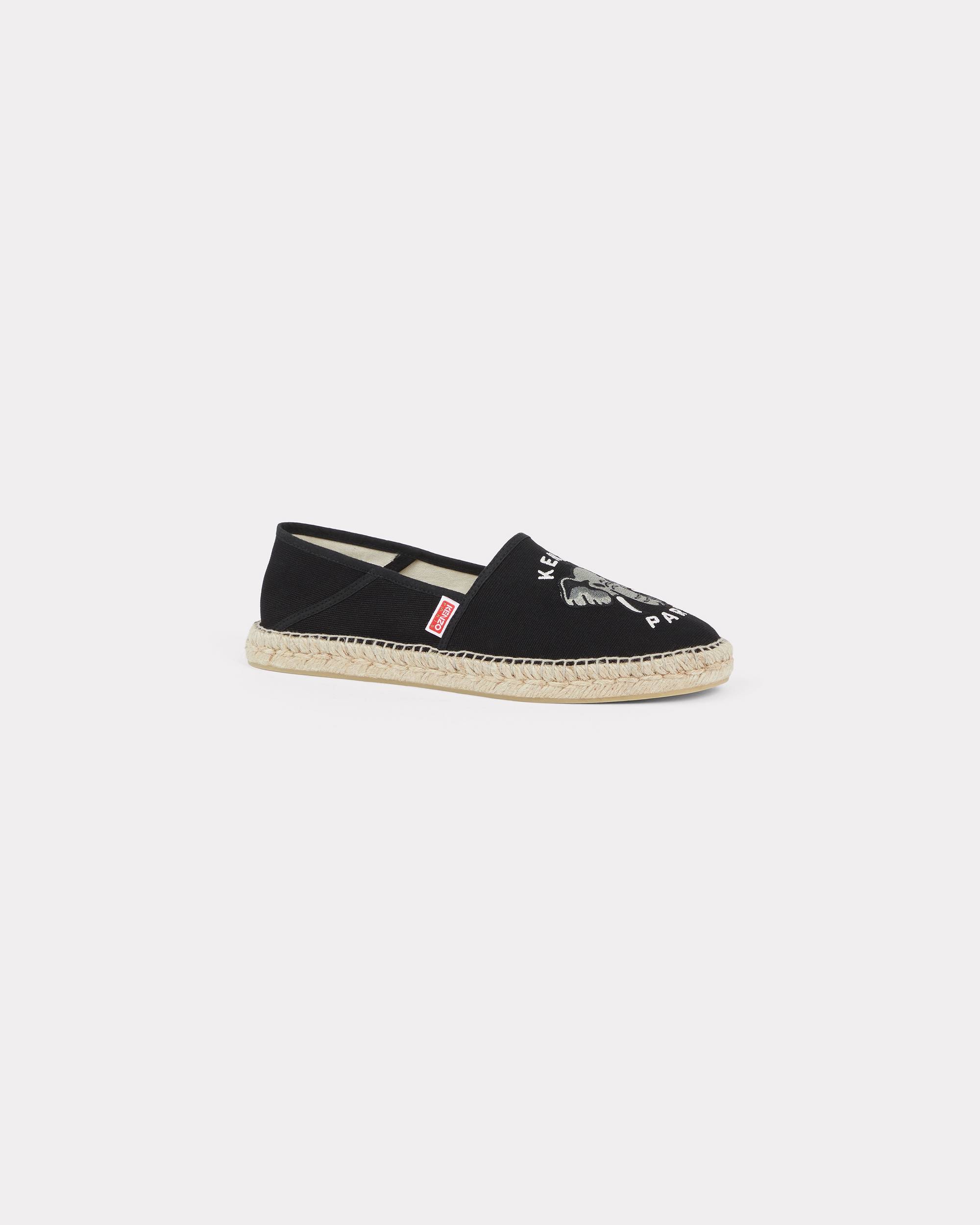 Embroidered canvas espadrilles - 1