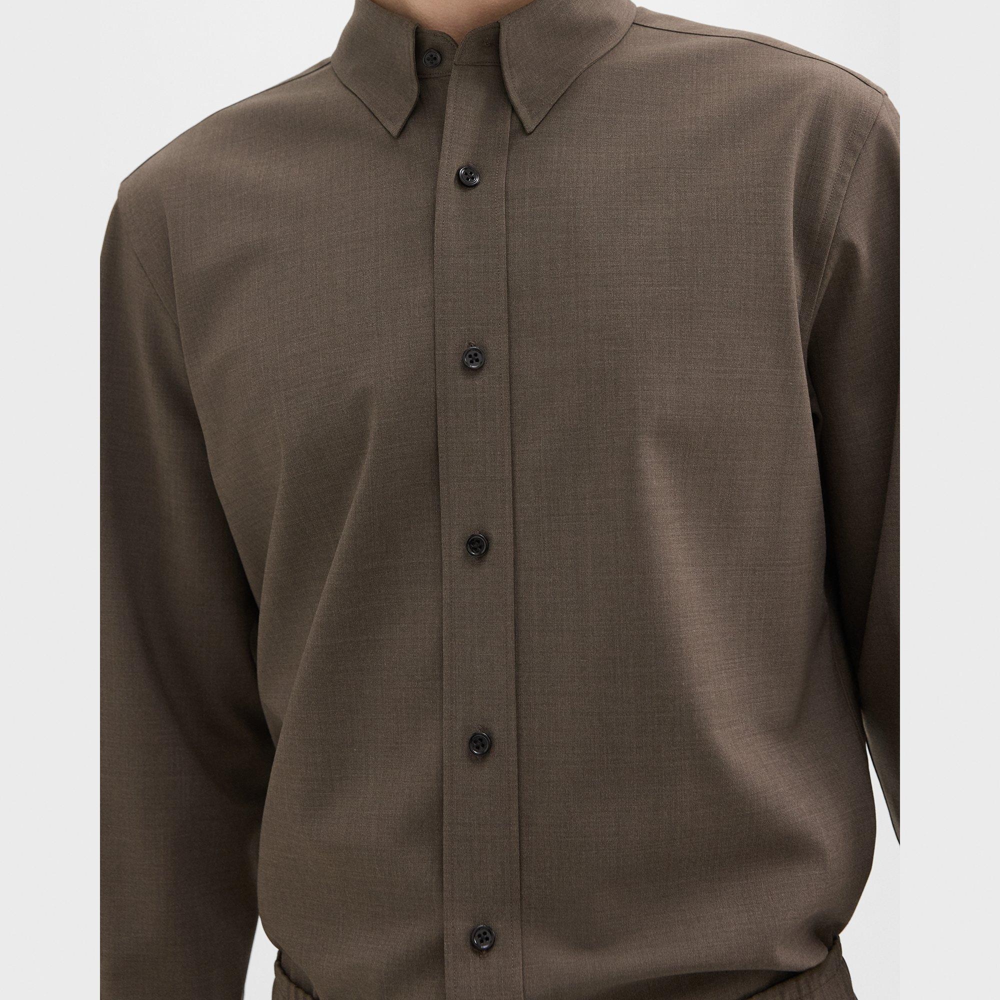 Hugh Shirt in Virgin Wool - 5