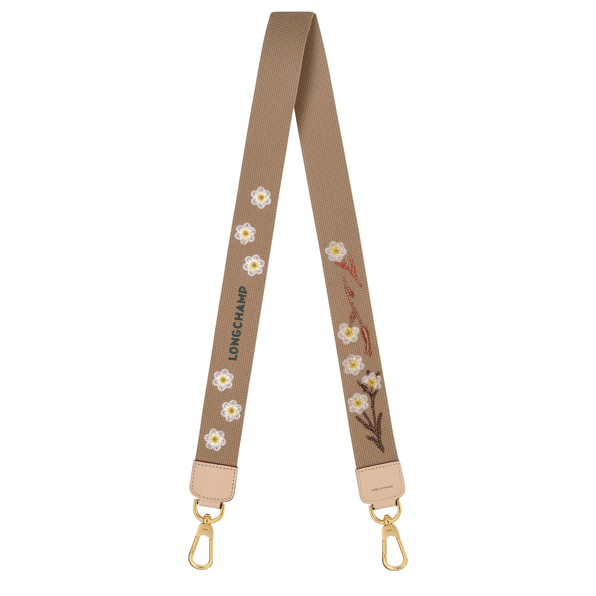 Roseau Essential Shoulder strap Hazelnut - Leather - 1