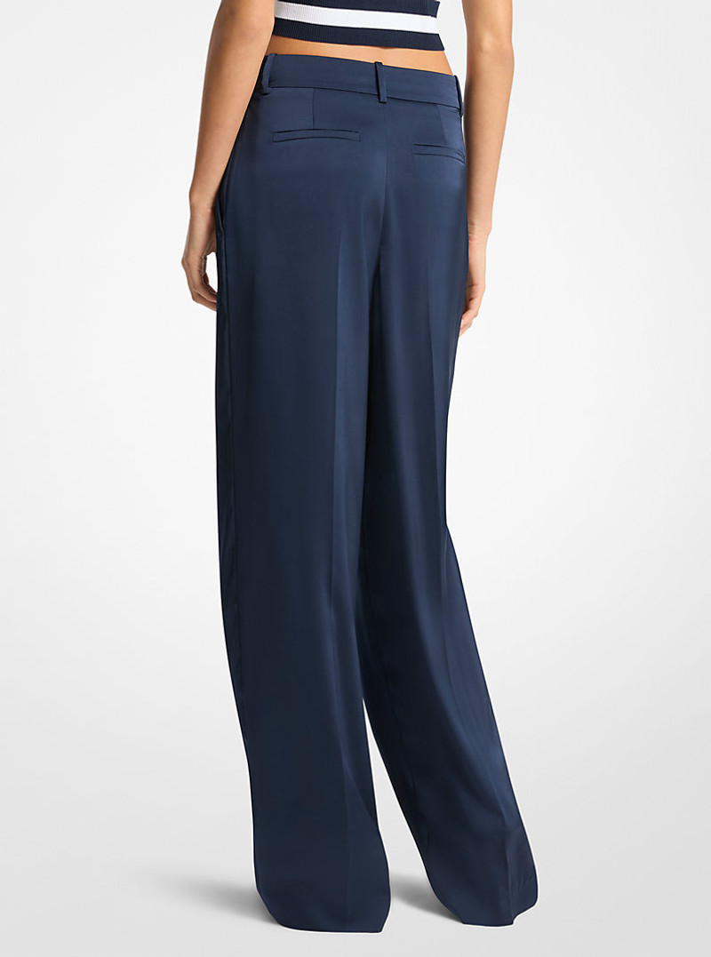 MICHAEL KORS Drapey Satin Wide Leg Pants outlook