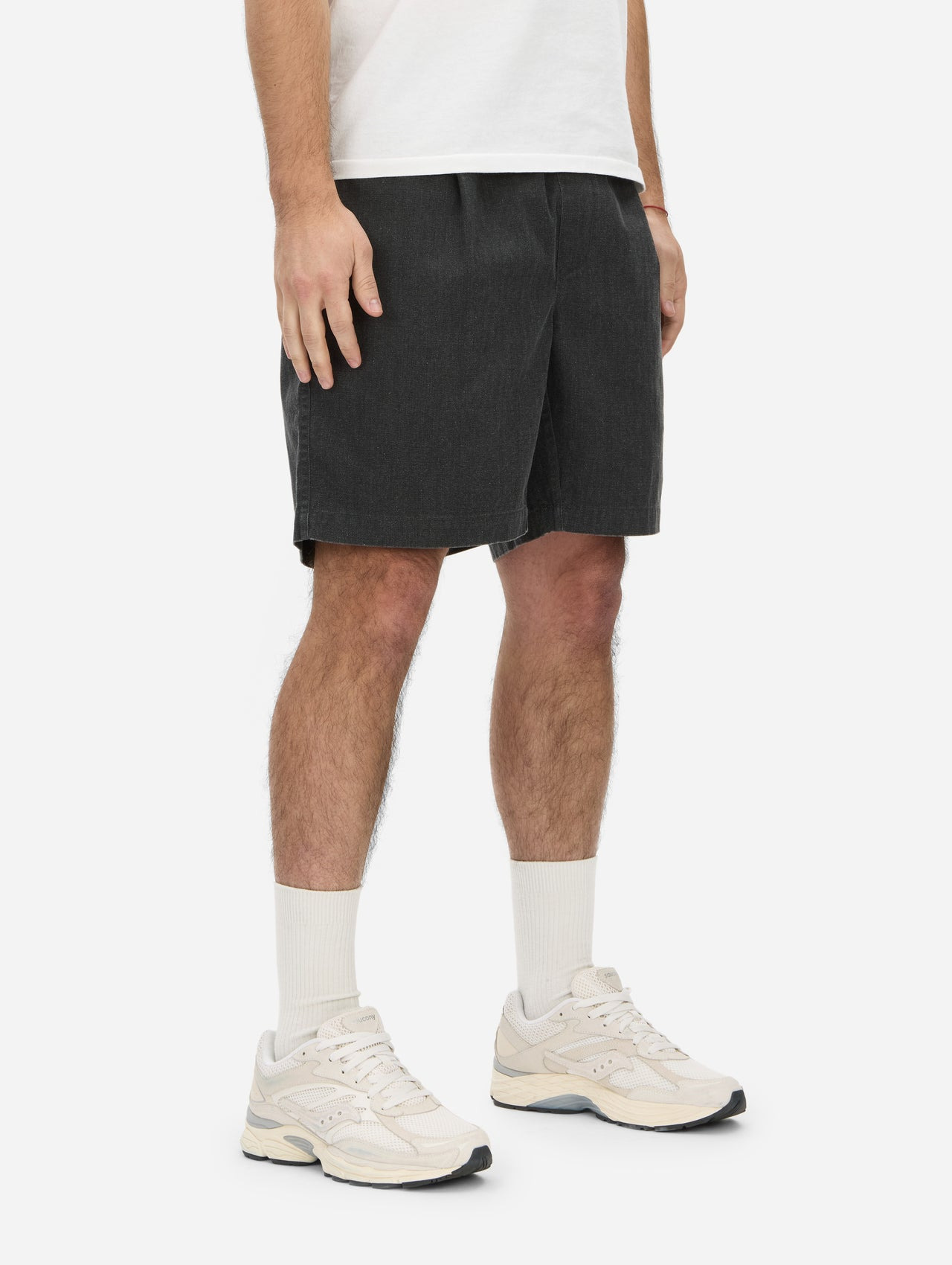 Drawstring Short - Charcoal HBT - 4