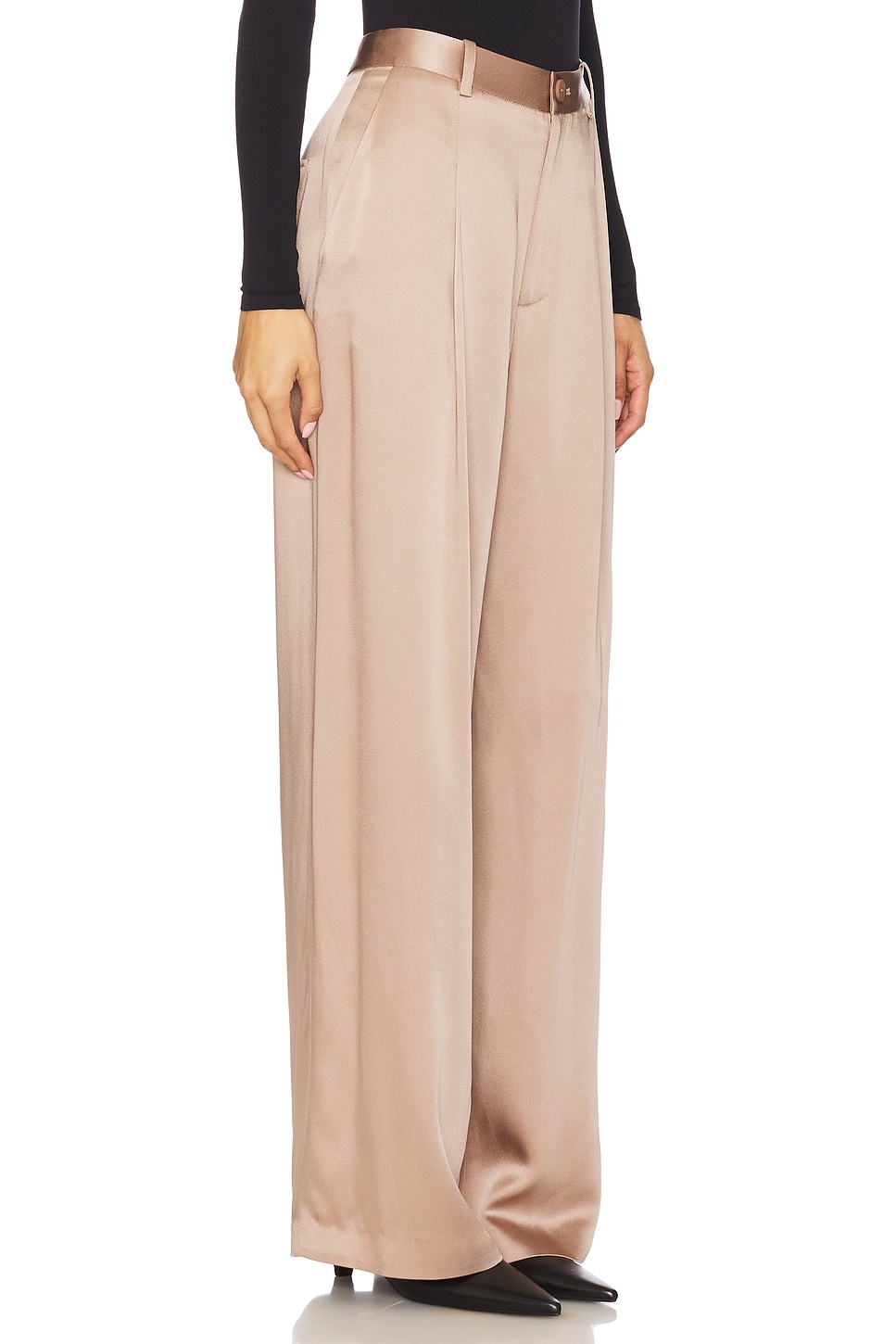 Satin Relaxed Pant - 2