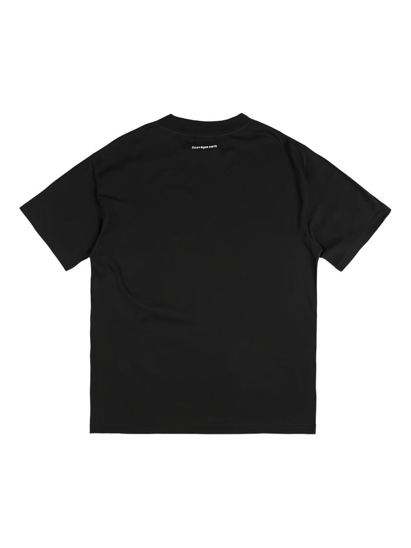 courrèges logo-embroidered T-shirt outlook