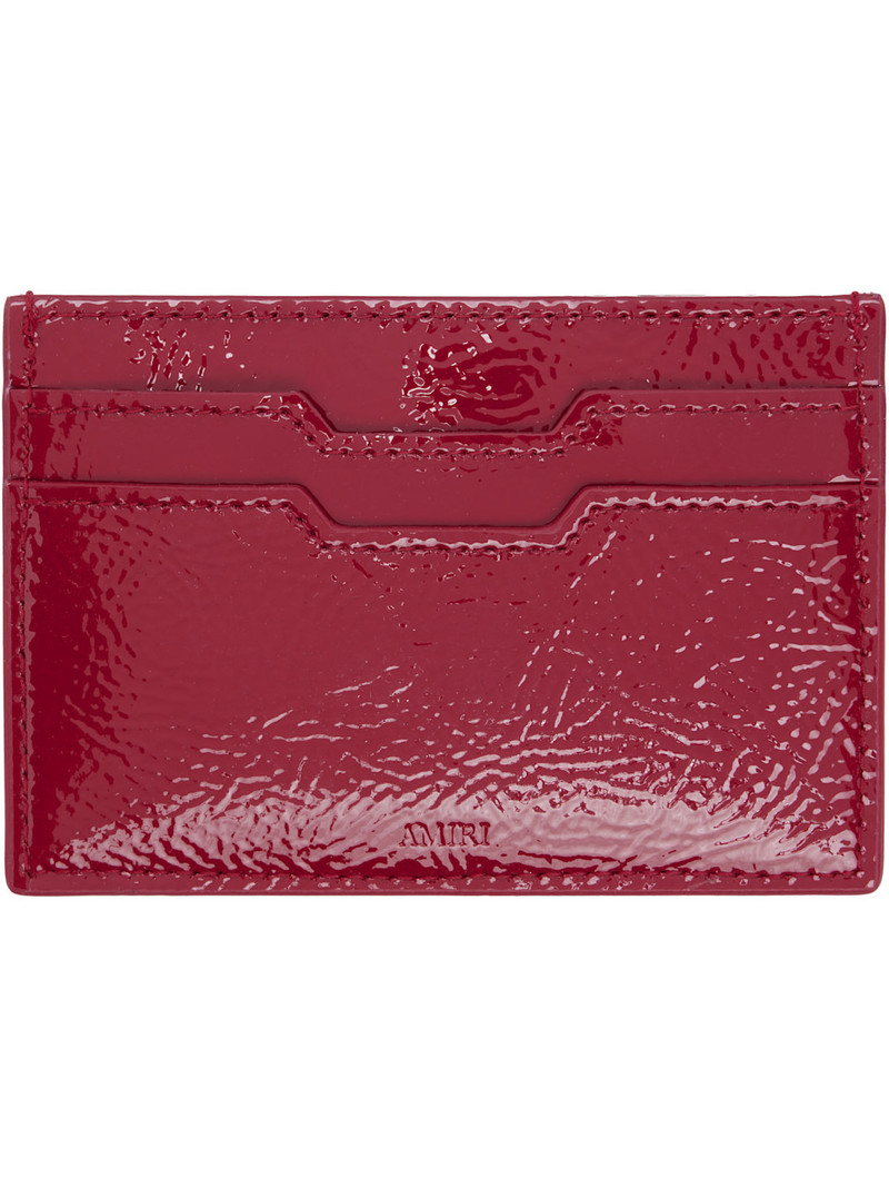 AMIRI Red 'MA' Card Holder outlook