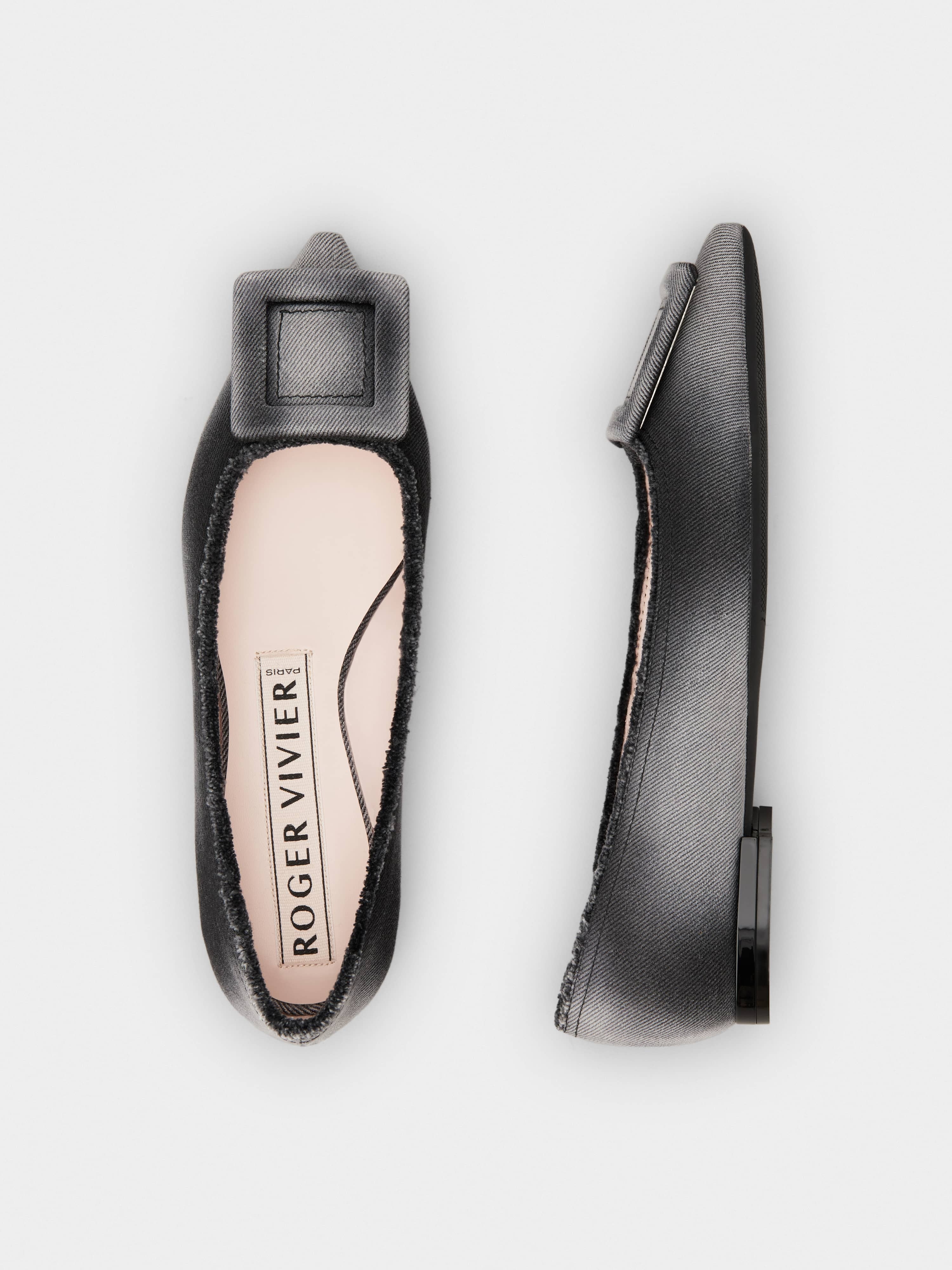 Gommettine Ballerinas in denim - 4