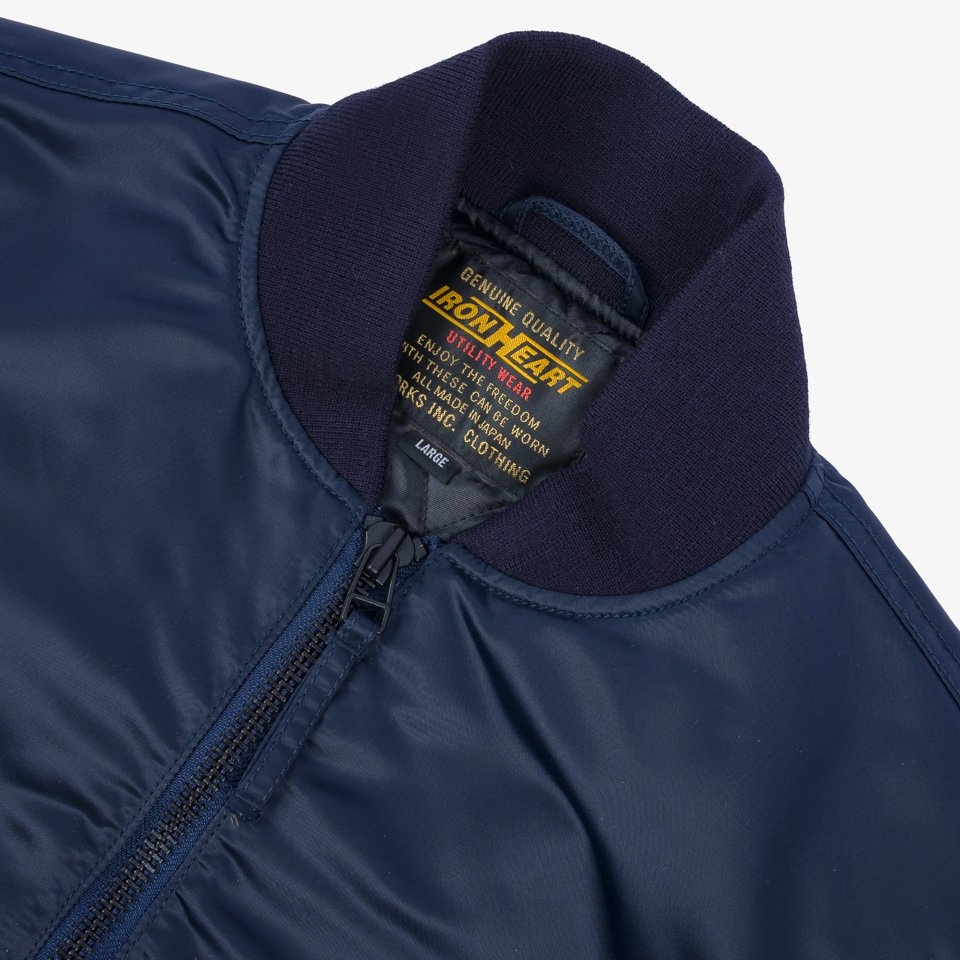 IHM-43-NAV Nylon Type L-2B Flight Jacket - Navy Blue - 6