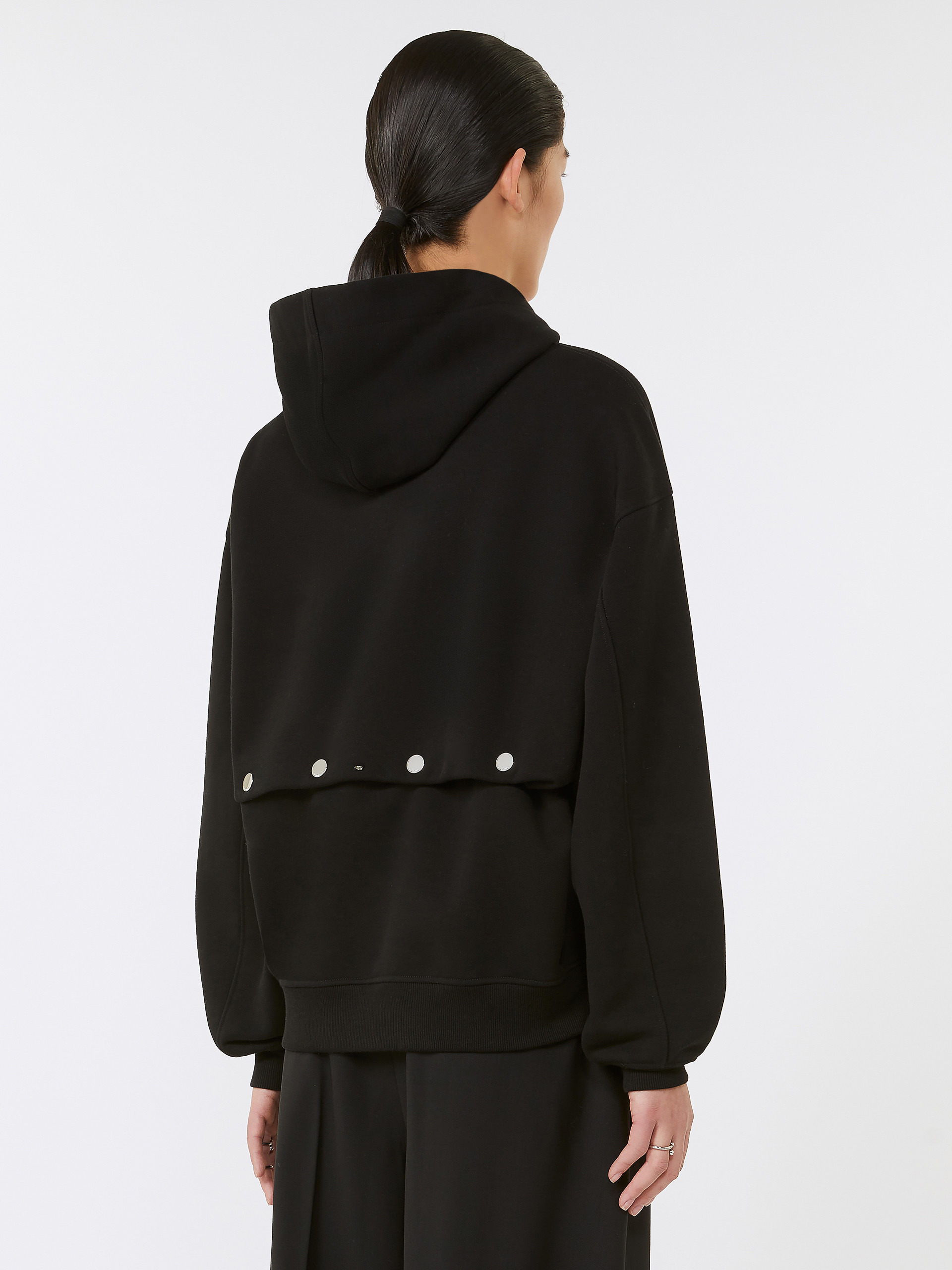 SAGGIO Sweatshirt with detachable hem detail - 4