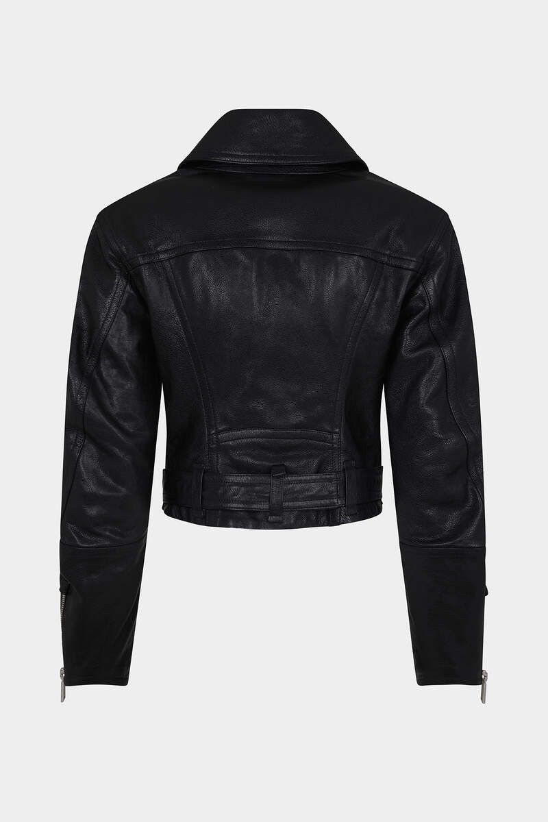 DSQUARED2 KIODO LEATHER JACKET outlook