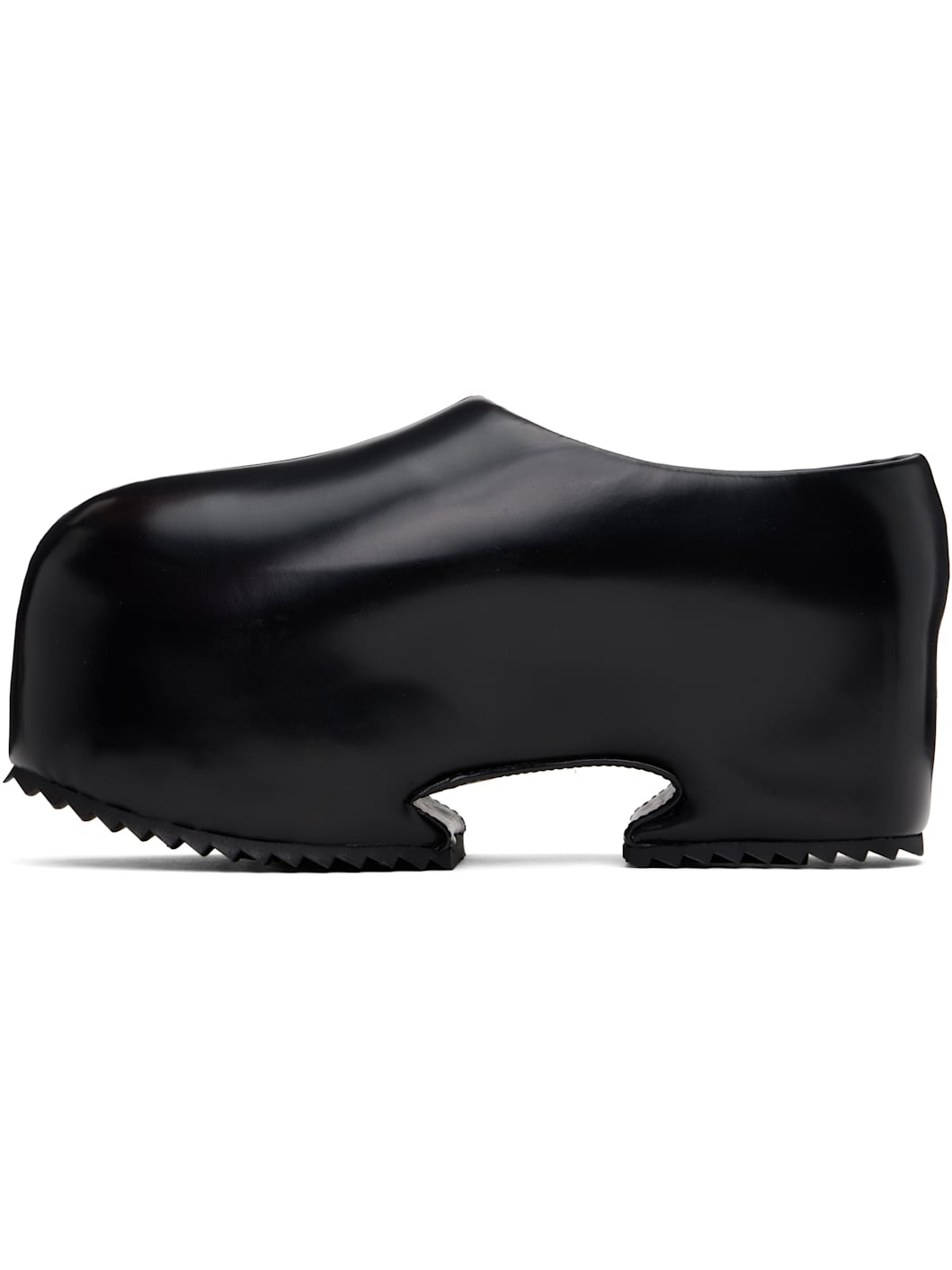 Black Platform Clogs - 3