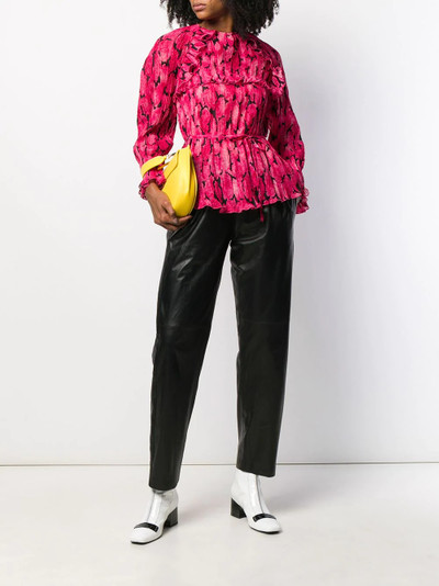 KENZO printed ruffle blouse outlook