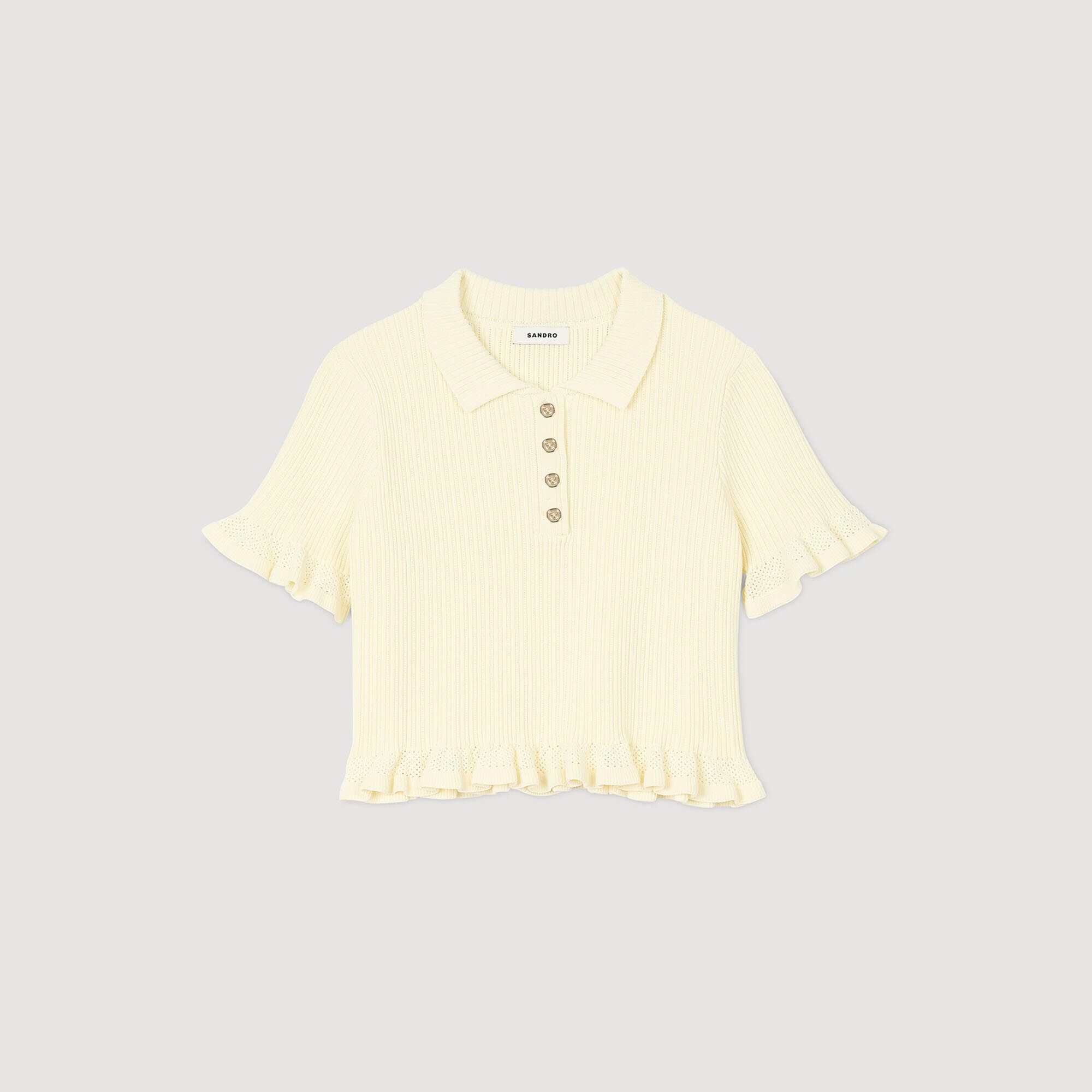 FLOUNCED SWEATER - 7